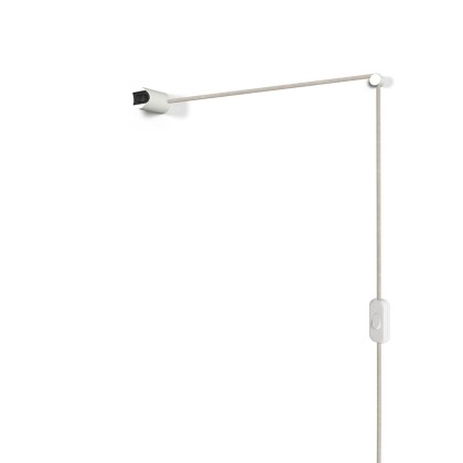 Spostaluce esse14 lamp with S14d fitting and UK plug - White