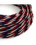 Twisted Electric Cable covered by silk effect fabric USA