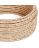 Round Electric Cable covered by Jute fabric RN06