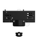 Eutrac black suspension multiadaptor for 3 phase circuit tracks