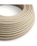 Round Electric Vertigo Cable covered by Hawser Jute and Cotton ERN07