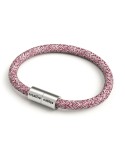 Bracelet with Matt silver magnetic clasp and RS83 cable