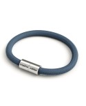 Bracelet with Matt silver magnetic clasp and RC30 cable