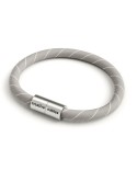 Bracelet with Matt silver magnetic clasp and ERD22 cable