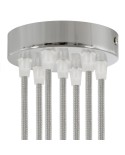 Cylindrical metal 7-hole ceiling rose kit