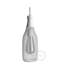 Bottle-shaped naked light bulb cage metal lampshade Magnum