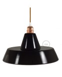 Industrial Ceramic lampshade for suspension - Made in Italy