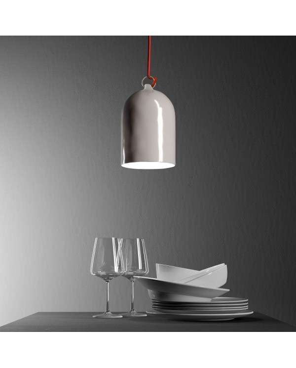 Mini Bell XS ceramic lampshade for suspension - Made in Italy