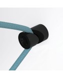 Decentraliser, ceiling or wall mount 'V' hook for fabric electrical cables