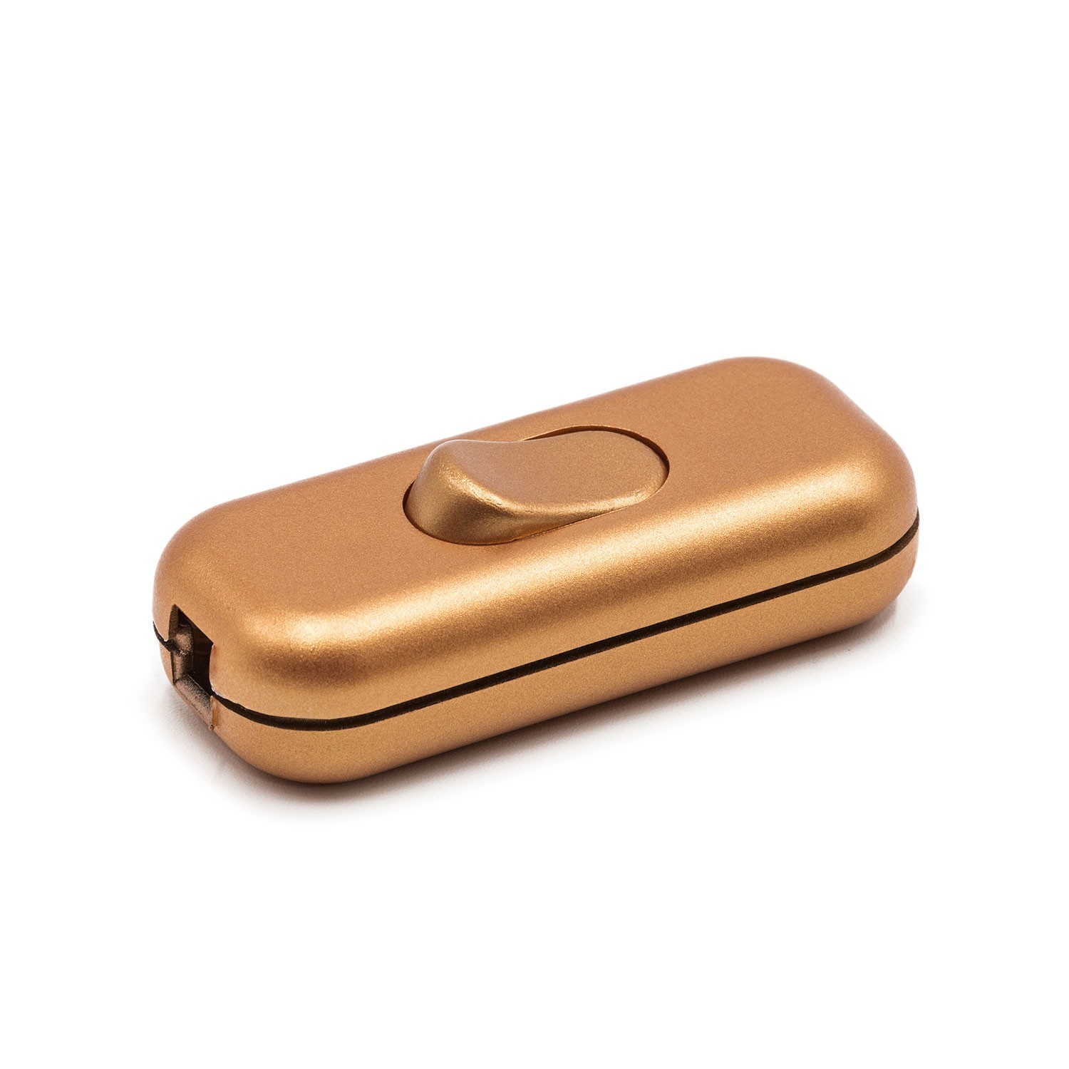 Inline single-pole switch Creative Switch Brushed Copper