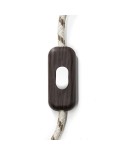 Inline single-pole switch Creative Switch Wenge