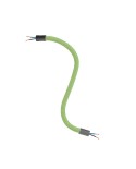 Kit Creative Flex flexible tube with grass green RM77 textile lining and metal terminals