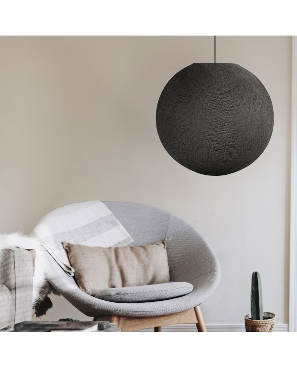 Handmade threaded Sphere Light lampshade