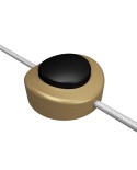 Inline single-pole foot switch Creative Switch satin bronze