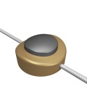 Inline single-pole foot switch Creative Switch satin bronze