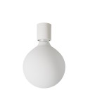 Applique with porcelain effect light bulb - IP44 Waterproof