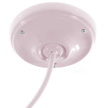 Porcelain ceiling rose kit - Ancient pink