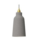 Ceramic lampshade Bottle, Materia collection - Made in Italy