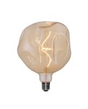 LED Gold Bumped Light Bulb Globe G180 Spiral Filament 5W 250Lm E27 1800K Dimmable