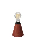 Portable and rechargeable Cabless11 lamp with Drop light bulb suitable with lampshade