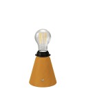 Portable and rechargeable Cabless11 lamp with Drop light bulb suitable with lampshade