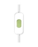 Inline single-pole switch Creative Switch White with earth terminal