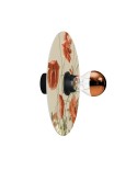 Wall or ceiling lamp with floral design lampshade 'Blossom Haven' - Waterproof IP44