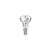 LED Silver Mirror Light Bulb R50 4W 470Lm E14 2700K Dimmable - A06