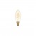 LED Golden Light Bulb Carbon Line Curved Spiral Filament Candle C35 2,5W 136Lm E14 1800K Dimmable - C01