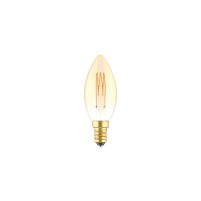 LED Golden Light Bulb Carbon Line Filament Cage Candle C35 3,5W 300Lm E14 2700K Dimmable - C51