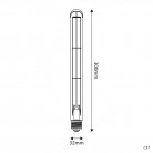 LED Golden Light Bulb Carbon Line Filament Cage T32X300 7W 806Lm E27 2700K Dimmable - C57