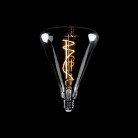 LED Smoky Light Bulb Cone 140 10W 470Lm E27 1800K Dimmable - H09