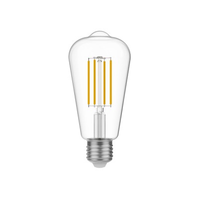 LED Light Bulb Transparent Edison ST64 7W 806Lm E27 3500K Dimmable - N02