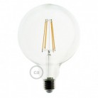 Pendant lamp with textile cable and milled aluminium lamp holder - Made in Italy - Bulb included