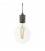 Pendant lamp with textile cable and milled aluminium lamp holder - Made in Italy - Bulb included