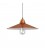 Pendant lamp with textile cable, Swing lampshade and metal details - Made in Italy - Bulb included