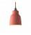 Pendant lamp with textile cable, Vase ceramic lampshade and metal details - Made in Italy - Bulb included