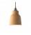 Pendant lamp with textile cable, Vase ceramic lampshade and metal details - Made in Italy - Bulb included