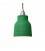 Pendant lamp with textile cable, Vase ceramic lampshade and metal details - Made in Italy - Bulb included