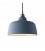 Pendant lamp with textile cable, Cup ceramic lampshade and metal details - Made in Italy - Bulb included