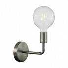 Fermaluce Metal, metal wall light with bent extension