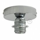 Fermaluce Metal with E27 threaded lamp holder, the metal wall or ceiling light source