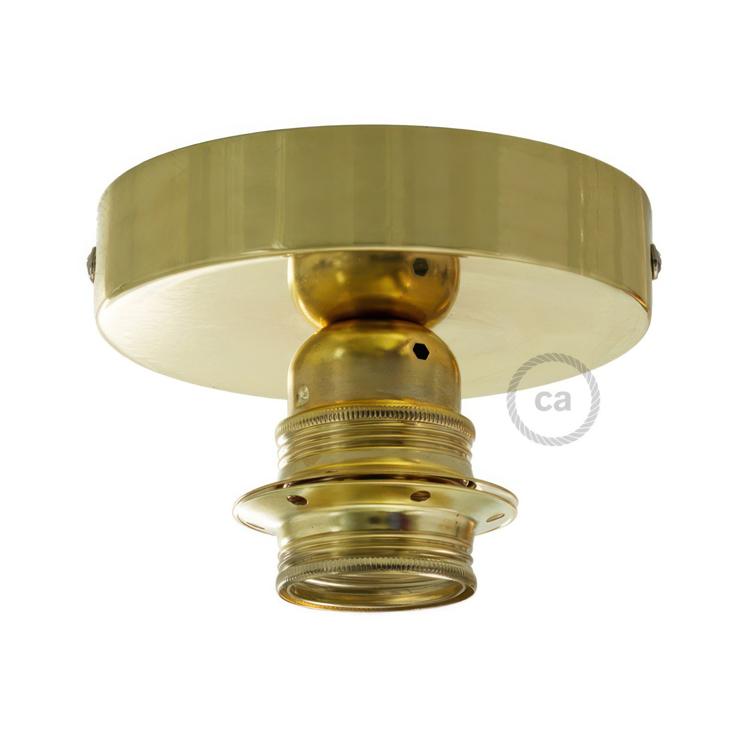 Fermaluce Metal with E27 threaded lamp holder, the metal wall or ceiling light source