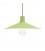 Pendant lighting Made in Italy complete with fabric cable, Swing Pastel lampshade with metal finishing