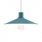 Pendant lighting Made in Italy complete with fabric cable, Swing Pastel lampshade with metal finishing