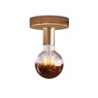 Fermaluce metal Lamp with Globe lightbulb