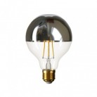 Fermaluce metal Lamp with Globe lightbulb