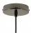 Cylindrical metal ceiling rose kit