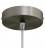 Cylindrical metal ceiling rose kit