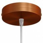 Cylindrical metal ceiling rose kit